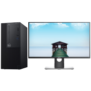 戴尔(DELL) 台式电脑OptiPlex 3060 I5-8500/8GB/1TB+128G SSD/DVDRW/集显/E2417H 23.8寸/DOS/3年