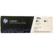 惠普（HP）88A 黑色硒鼓（双包装）CC388AD 打印量1,500页 ×2  适用于HP LaserJet  P1007/ P1008 HP LaserJet P1106/ P1108 HP LaserJet Pro M1219nf HP LaserJet Pro M1136/ M1139 HP LaserJet Pro M1213nf/M1216nfh MFP  Hotspot HP Las