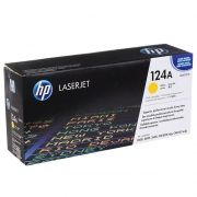 惠普（HP）124A 黄色硒鼓Q6002A 打印量2000页  适用于HP Color LaserJet 1600/2600/2605系列 HP Color LaserJet CM1015/CM1017 MFP 系列