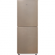 美的(Midea)166升 风冷无霜 电脑控温 母婴小冰箱 BCD-166WM  双系统双门电冰箱 感温探头 爵士棕