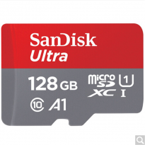 闪迪 SanDisk TF卡 Class10 至尊高速 A1读98M/S TF 128G （含卡套）