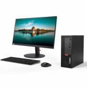 联想（Lenovo）ThinkCentre M720e-A003台式计算机 I3-9100/4G/128G+1TB/无光驱/中兴新支点/21.5寸/三年保修