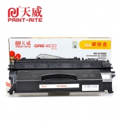 天威（PrintRite）碳粉盒PR-CF280X商用装（黄包） 适用于HP-M401（CF280X）-商用装黑高容量硒鼓带芯片 打印量6800页 黑色 双支装