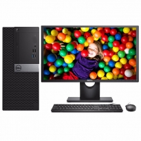 戴尔（DELL）OptiPlex 7070台式计算机 i7-9700/16G/1TB+256G SSD/4GB独显/DVDRW/中标麒麟V7.0/3年保修/P2719H 27寸显示器