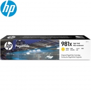 惠普（HP） 页宽打印机墨盒 981X黄色大容量页宽打印机墨盒L0R11A 10000页 适用于HP PageWide Enterprise Color 586 系列; HP PageWide Enterprise Color 556 系列