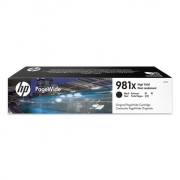 惠普（HP） 页宽打印机墨盒 981X黑色大容量页宽打印机墨盒L0R12A 11000页 适用于HP PageWide Enterprise Color 586 系列; HP PageWide Enterprise Color 556 系列