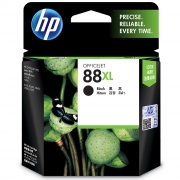 惠普（HP） 分体式墨盒 88XL黑色大容量墨盒C9396A 2450页 适用于商用喷墨一体机:HP Officejet L7580,L7590 商用喷墨打印机:HP Officejet Pro K550,K550dtn,K5400dn,K8600