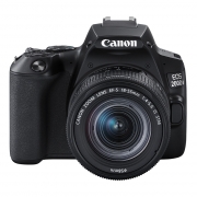 佳能（Canon）EOS 200D II 黑色套机 含EF-S18-55mm f/4-5.6 IS STM镜头