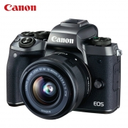 佳能（Canon）EOS M5 单头套机  数码相机 微单套机 黑色 含EF-M15-45MM F/3.5-6.3 IS STM镜头