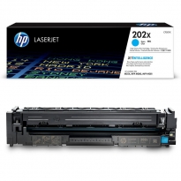 惠普（HP）202X 青色硒鼓CF501X 打印量2500页适用于HP Color LaserJet Pro M254系列 HP Color LaserJet Pro MFP M280/M281 系列