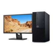 戴尔（DELL）台式计算机OptiPlex 3060 Tower 240537: i3-8100/8GB/128GB+1TB/DVDRW/Win10 H/键鼠/3年上门服务/E2417H  23.8寸