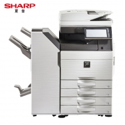 夏普（SHARP）MX-C6081DV 彩色数码复合机 复印机 (双面输稿器+双纸盒+鞍式装订器) 免费安装售后