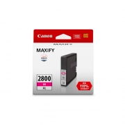 佳能（Canon） PGI-2800XL M 大容量红色墨盒 打印量1500页 适用于MB5480、MB5180、MB5080、iB4180、iB4080
