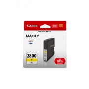 佳能（Canon） PGI-2800XL Y 大容量黄色墨盒 打印量1500页 适用于MB5480、MB5180、MB5080、iB4180、iB4080