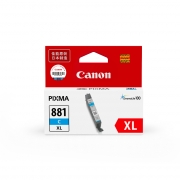 佳能（Canon） CLI-881XL C 大容量青色墨盒 打印量800页 适用于TS9180、TS8180、TS6180、TS6280、TS8280、TR8580、TS708、TS9580