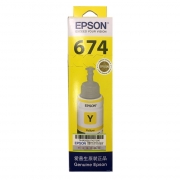 爱普生（Epson）T6744黄色墨水 C13T674480 适用于L801