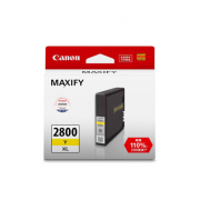 佳能（Canon） PGI-2800XL Y 大容量黄色墨盒 打印量1500页 适用于MB5480、MB5180、MB5080、iB4180、iB4080