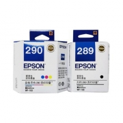 爱普生（EPSON）T289 T290黑彩墨盒套装  适用WF-100机型