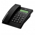 TCL HCD868(79)电话机座机 固定电话 办公家用 双接口 来电显示 时尚简约  TSD经典版 (黑色)