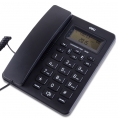 得力（deli)  33490电话机座机 固定电话 办公家用 免提座机 大字按键  黑