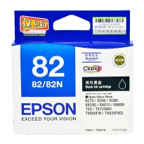 爱普生（EPSON）T0821 黑色墨盒 印量约815页