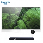 创维（Skyworth) 75Q80三屏互联 变色龙AI画质芯片4K超高清智能全时AI壁纸电视