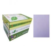 绿叶 80克紫色A5 优等品彩色复印纸 500张/包 20包/箱(单价 元/箱)厂家直销